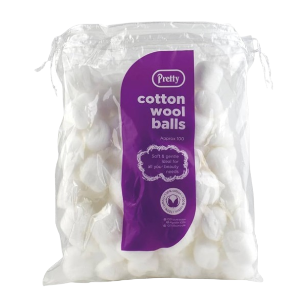 Pretty Cotton Wool Balls | 100 Balls