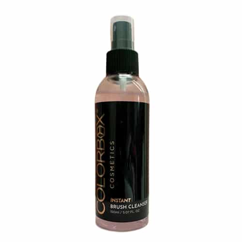 ColorBox Cosmetics instant brush cleanser bottle on a white background