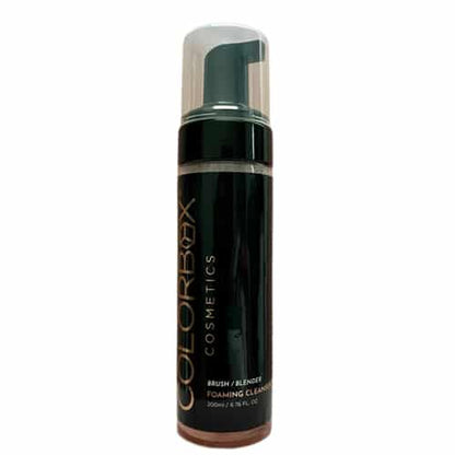 Foaming cleanser bottle with 'ColorBox Cosmetics' branding on a white background