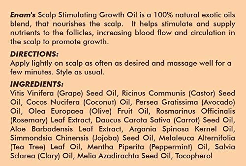 Enam Scalp Stimulating & Nourishing Hair Oil