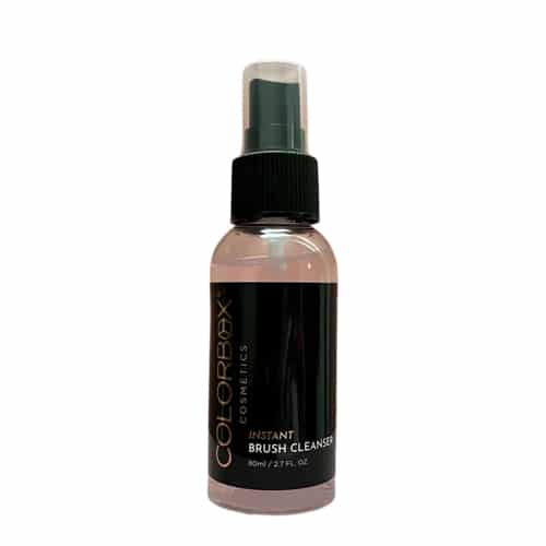 ColorBox Instant Brush Cleanser bottle on a white background