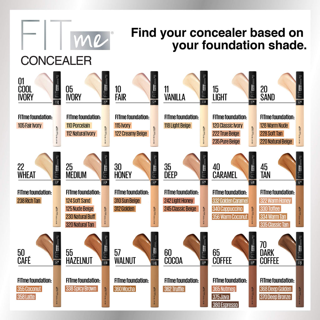 Maybelline Fit Me Concealers - 6.8ml