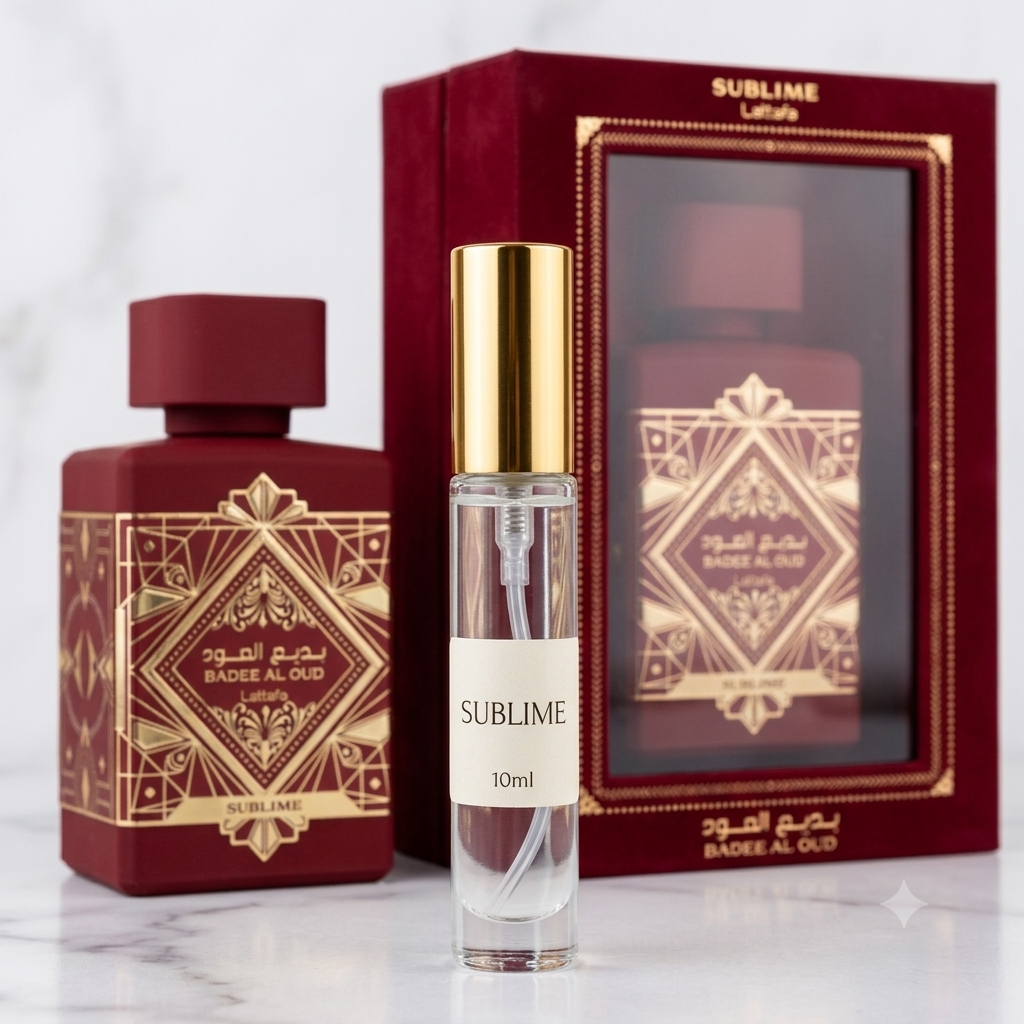 Lattafa Bade’e Al Oud Sublime Perfume Decant | 10ml Travel Size