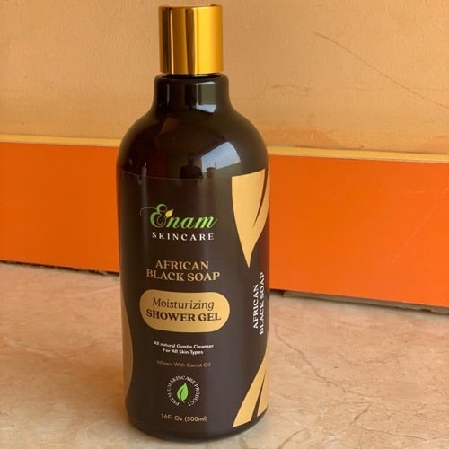 African Black Soap Moisturizing Shower Gel | Enam