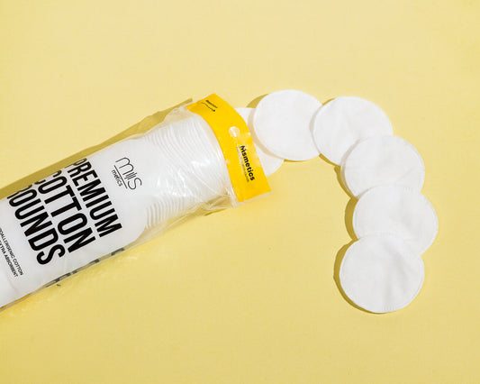 Msmetics Premium Cotton Rounds | 100 Pads