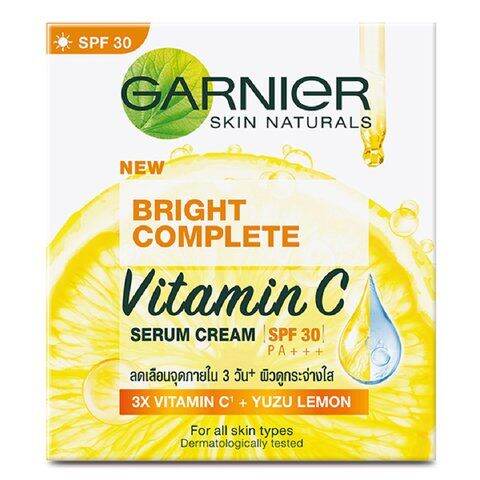 Garnier Bright Complete Vitamin C Serum Cream SPF 30 – 50ml