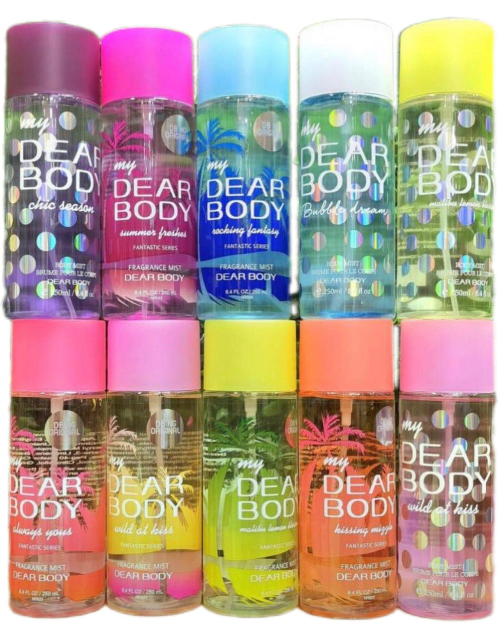 Dear Body Fragrance Mists for Women - 250ml