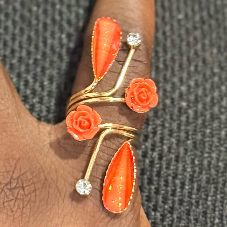 Bloomvine Statement Wrap Ring – Stainless Steel | SFLTrends