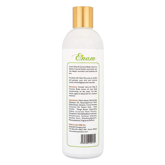 Enam Natural Radiance Shea & Coconut Body Lotion | 500ml