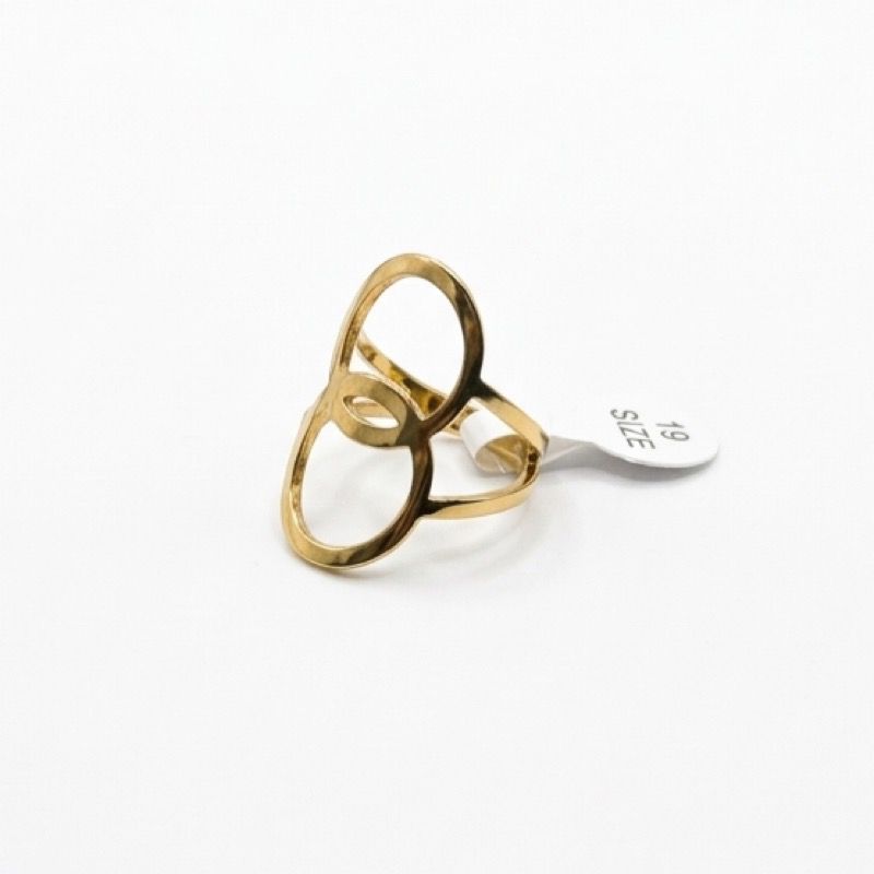 Aurelia Orbit Ring - Gold Tone Stainless Steel | SFLTrends