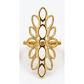 Aurelia Bloom Statement Ring – Gold Tone Stainless Steel | SFLTrends