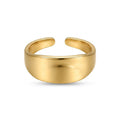 Aurelia Bold Dome Ring – Gold Tone Stainless Steel | SFLTrends